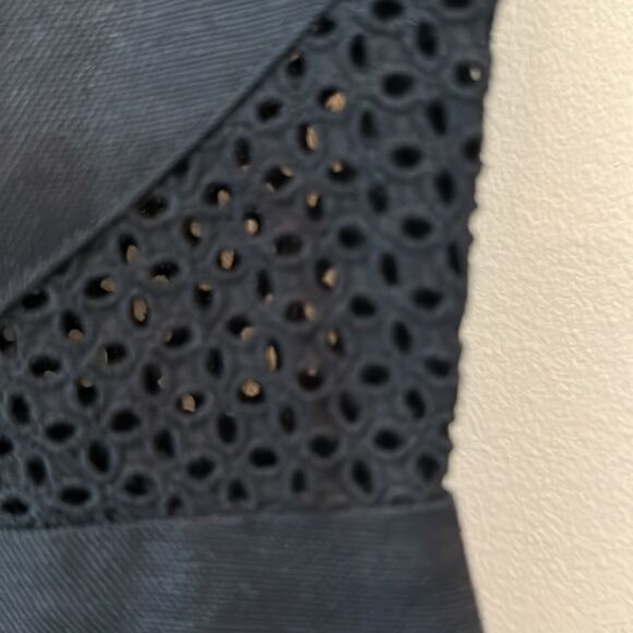 NWT Ann Taylor Loft Black Cut Out Style Linen Dress - Picture 10 of 10